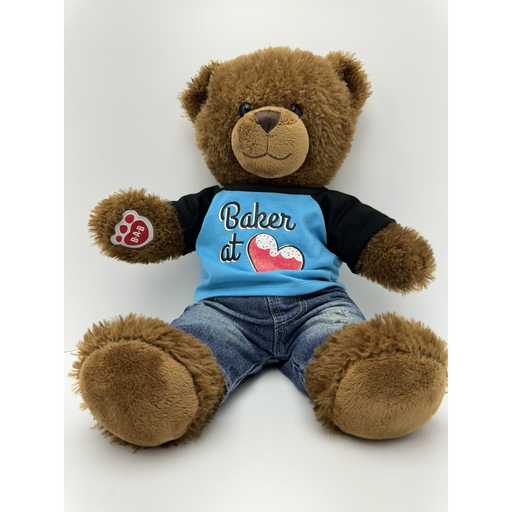 Build A Bear Teddy With Multiple Clothing Sets. Princess, Skatter Or Baker